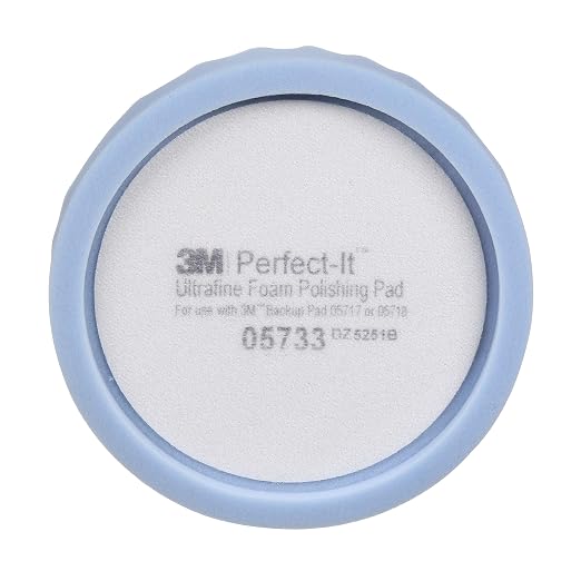 3M 05733 Perfect It Ultrafine Polishing Pad, 8 inch (Pack of 2)