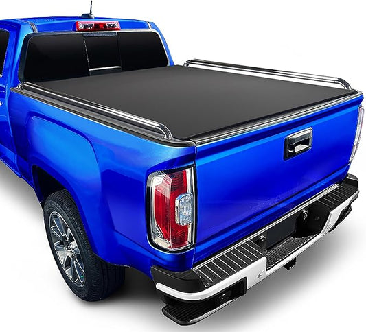 Tyger Auto T2 Low Profile Soft Roll-up Truck Bed Tonneau Cover Compatible with 2023-2026 Chevy Colorado GMC Canyon | 5'1" (61") Bed | TG-BC2C6206