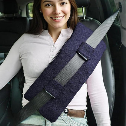 Seat Belt Pillow Post-Surgery – with Ice/Hot Pocket for C-Section, for Chest/Heart Travel
