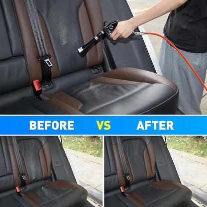 Car Cleaning Gun, Equipped with Two Nozzles, This Car Detailing Gun Can be Used with an Air Compressor to Quickly Remove Dirt and Dust Using Airflow. Suitable for Car Detailing