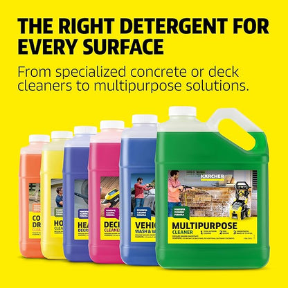 KÄRCHER Vehicle Wash and Wax, Pressure Washer Detergent, Cleans Cars, Bikes, Trucks, Boats and More, Highly Concentrated, Makes up to 40 gal of Cleaner