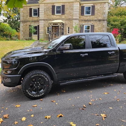 COMNOVA 6" Running Boards Compatible with 07-18 Silverado/Sierra 1500 Crew Cab, 07-19 2500 3500HD, 2019 LD/Limited Crew Cab. Silverado Nerf Bars Side Steps(Incl. 8 Brackets)