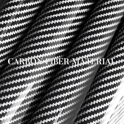 Carbon Fiber Steering Wheel Cover, Snap on Car Steering Wheel Cover Set Accessories 3pcs Wrap Grip Non Slip Protector Universal Glossy Silver