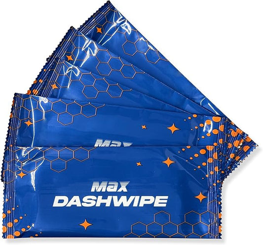 Car Wash Wipes with Refreshing Lemon Scent, Pack of 100 Individually Wrapped Wipes, Dashboard Car Accessories Travel Essentials