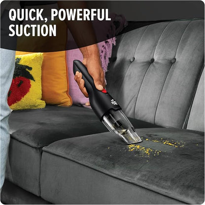 Dirt Devil Grab and Go+ 8V Cordless Handheld Vacuum Cleaner, Powerful Suction, Lightweight, Includes 2-in-1 Tool and Charging Stand with Tool Storage, Portable Vacuum Cleaner