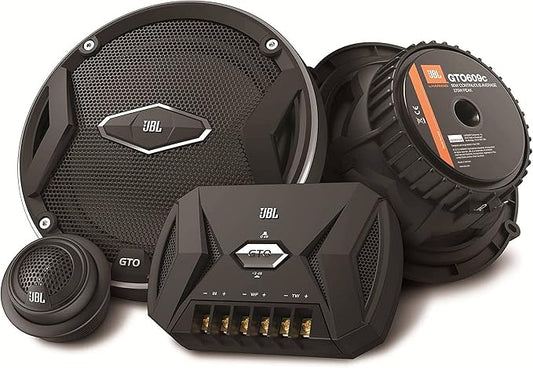 JBL GTO609C 270 Watts 6-1/2" Premium Car Audio Component Stereo Speaker System with Patented Plus One Woofer-Cone Technology