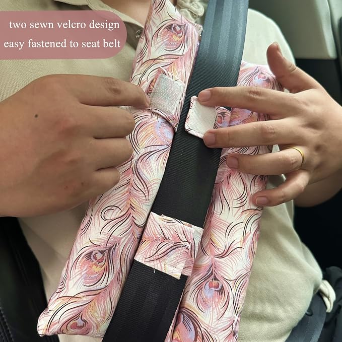 KANICER Post Heart Surgery Seatbelt Pillow, Mastectomy Pillow, Port Pillows for Chemo Patients, Hysterectomy Must Haves, Heart Surgery C-Section Recovery
