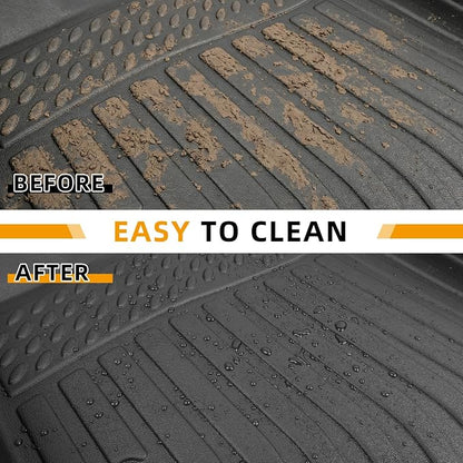 Floor Mats for Toyota Prius 2012 2013-2015, Prius Floor Mats (NOT for Prius c or Prius v or Plug-in), TPE Non-Slip Waterproof Summer Winter Floor Liners