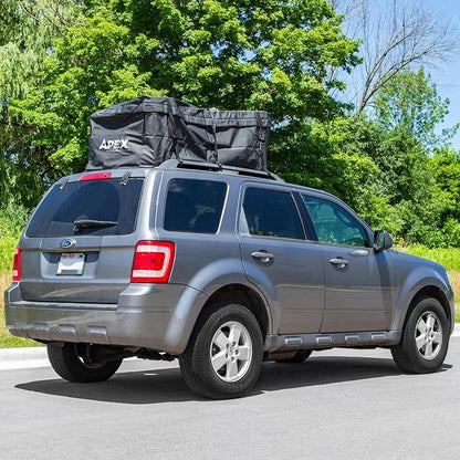 Apex Extra Large Roof Cargo Bag with Self-Sealing Zipper, for Roof-Mounted Racks, Built-in Crossbars or Hitch-Mounted Carriers, 19.6 Cubic Feet