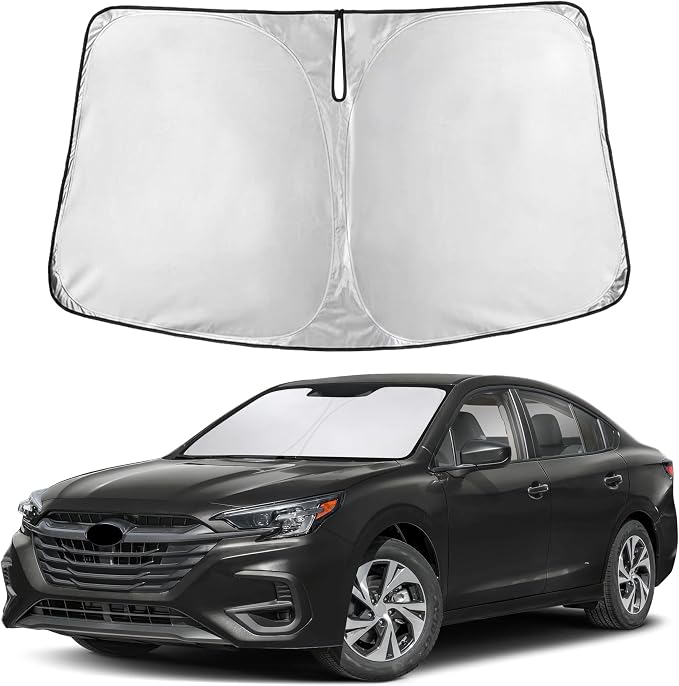 EcoNour Windshield Sunshade Compatible for Subaru Legacy 2020-2023 2024 2025, Sun Visor for Front Windshield & Window Sun Shade Cover, UV Heat Blocker & Protector, Car Accessories