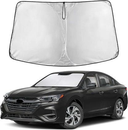 EcoNour Windshield Sunshade Compatible for Subaru Legacy 2020-2023 2024 2025, Sun Visor for Front Windshield & Window Sun Shade Cover, UV Heat Blocker & Protector, Car Accessories