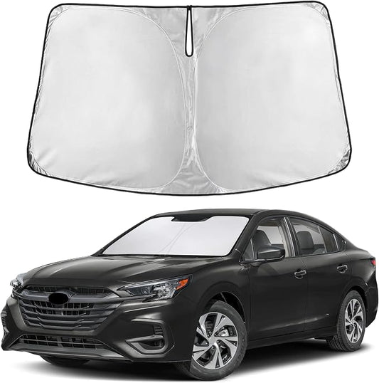 EcoNour Windshield Sunshade Compatible for Subaru Legacy 2020-2023 2024 2025, Sun Visor for Front Windshield & Window Sun Shade Cover, UV Heat Blocker & Protector, Car Accessories