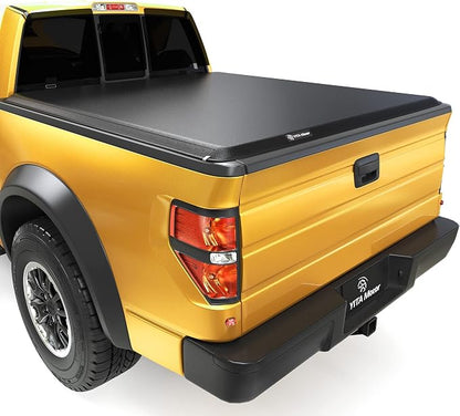 YITAMOTOR Soft Roll Up Truck Bed Tonneau Cover Compatible with 1999-2016 Ford F-250 F-350 F250 F350 Super Duty, Styleside 6.75 ft Bed