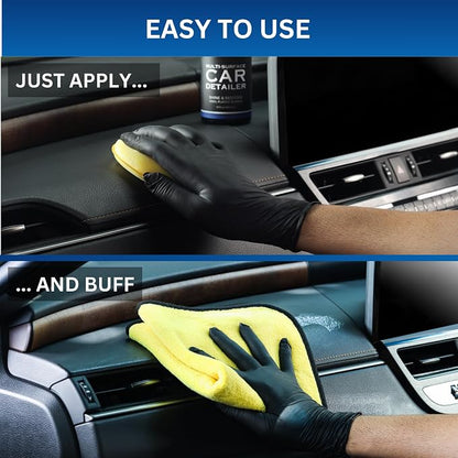 The Pro Stuff® Black Plastic Restorer & Multi-Surface Car Detailer - Back to Black Trim Restorer for Interior & Exterior, No Residue