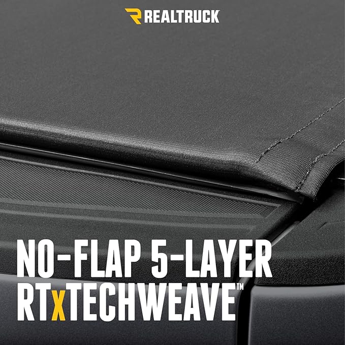 RealTruck TruXedo Pro X15 TS Soft Roll Up Truck Bed Tonneau Cover | 1272216 | Fits 2014-2018, 2019-2025 Chevy/GMC Silverado/Sierra 1500/2500/3500HD (Limited/Legacy) 8' 2" Bed (97.8")