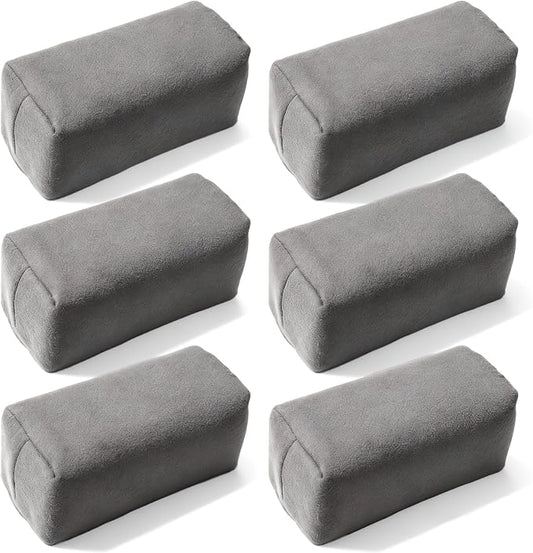 Suede Microfiber Applicator Pad Ceramic Coating Sponge Pad Suede Car Detailing Sponge Multi-Purpose Wax Applicator Pads for Car Applying Wax Sealants Other Conditioners (6PCS)