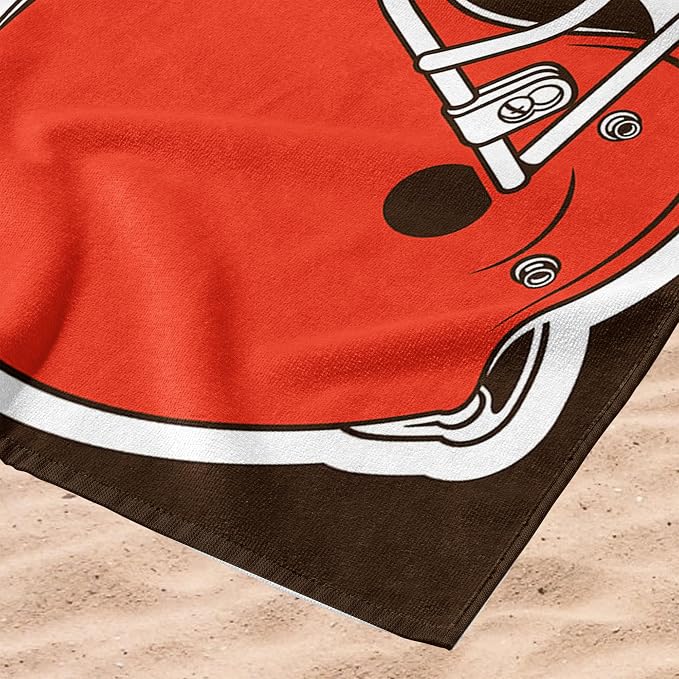 Northwest NFL Cleveland Browns Unisex-Adult Beach Towel, 30" x 60", Zone Read