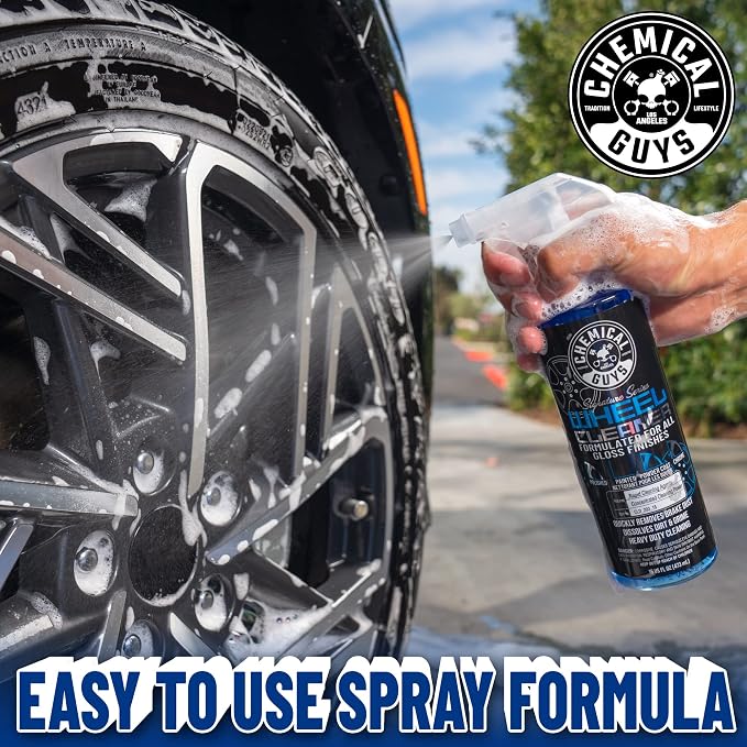 Chemical Guys CLD_203 Signature Series Wheel Cleaner, Formated For All Gloss Finishes, Safe for Cars, Trucks, SUVs, Motorcycles, RVs & More 128 fl oz (1 Gallon)