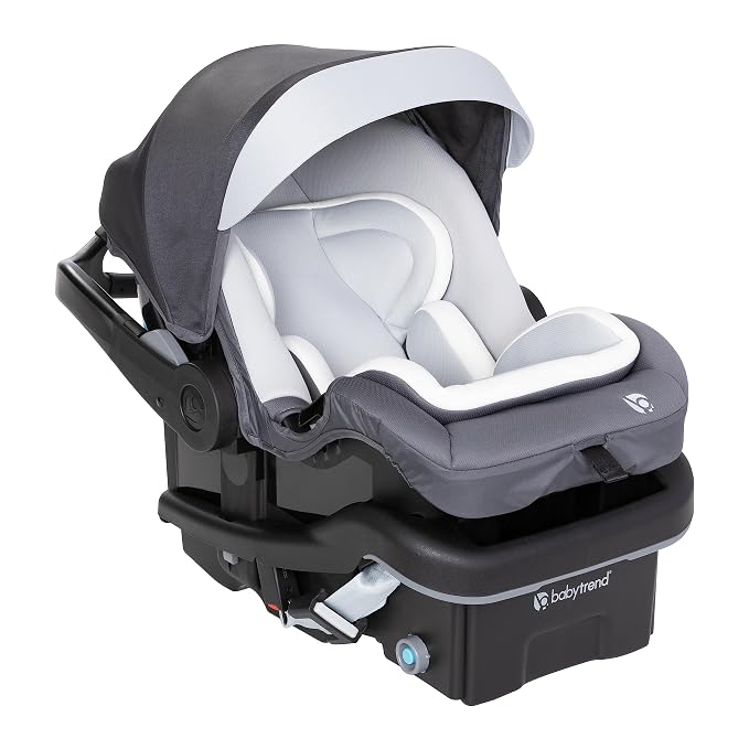 Baby Trend Secure-Lift 35 Infant Car Seat and EZ-LiftTM 35 Plus Infant Car Seat Base Bundle, Dash Grey and Black