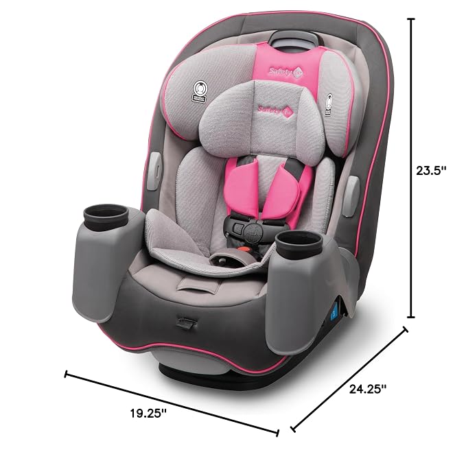 Safety 1st Crosstown DLX All-in-One Convertible Car Seat, Cabaret
