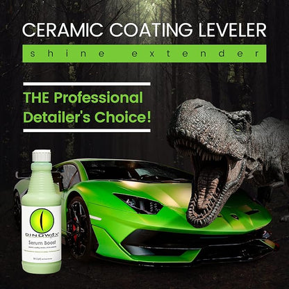 Serum BoostTM, Ceramic Coating Leveler and Polisher for Car Detailing, Car Detailing Supplies, Bamboo Lime Scent, Protect Collection (16 Oz)