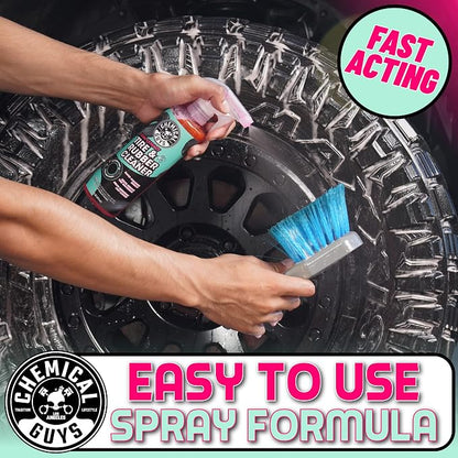 Chemical Guys CLD30216 Total Extract Tire & Rubber Cleaner, Safe for Cars, Trucks, SUVs, Motorcycles, RVs & More, 16 fl oz