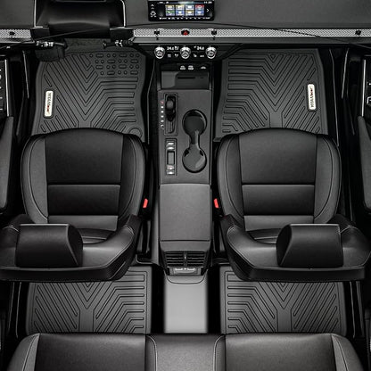 YITAMOTOR Floor Mats Compatible with Toyota Corolla Sedan 2020-2026 (Not Fit for Hatchback), TPE All Weather Automotive Corolla Floor Liners Custom Fit 1st & 2nd Row, Black
