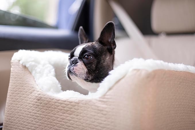 SNOOZER PET Products Lookout 1 Dog CAR SEAT, Birch Diamond, Small