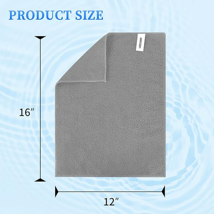 FIXSMITH Microfiber Cleaning Cloth - Pack of 24, Multi-Functional Towels, Size: 12 x 16 in, Highly Absorbent Rags, Lint-Free, Streak-Free for Car, Kitchen, Home, Office