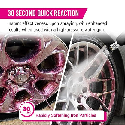 H.O.W Polish Iron Remover - Iron Out Remover Spray for Car Detailing | Remove Iron Particles in Car Paint, Motorcycle, RV & Boat | Use Before Clay Bar, Wax or Wash