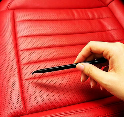3 Different Cleaning Heads Car Beauty kit, 12Pack No-Scratch Plastic Scraper Tool Car Cleaning kit, Easy to Clean Small Spaces and Gaps, Suitable for Cleaning Car Interior Details