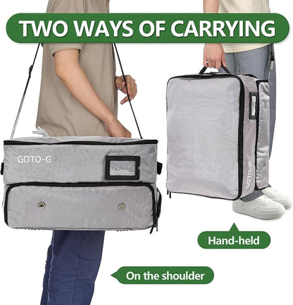 3 Layer Golf Trunk Organizer - Large Capacity Golf Trunk Organizer for 2 Pair Size 13 Shoes, Gifts for Men for Accessories, Balls, Tees, Clothes, Gloves