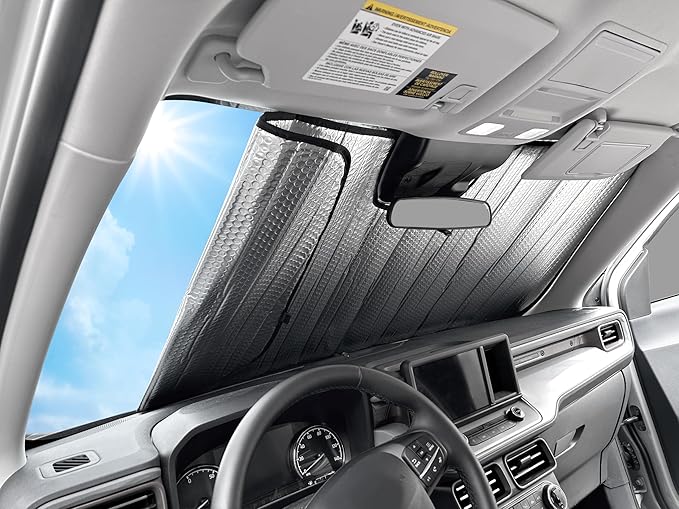 YelloPro Rear Tailgate Window Sunshade Custom Fit for 2021 2022 2023 2024 Toyota Venza SUV, LE, XLE, Limited, UV Reflector Sun Protection Accessories