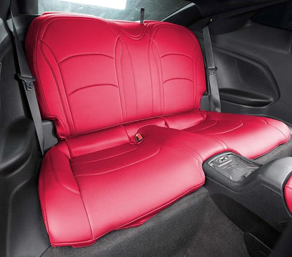 Seat Covers Custom Fit for Chevrolet Camaro 2016-2024 6th Gen Camaro LT ZL LS RS SS Convertible Model Faux Leather Vehicle Protect Cushion…