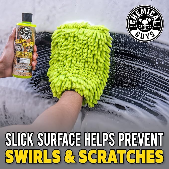 Chemical Guys Tough Mudder Foaming Heavy Duty Car Wash Soap - Soap for Foam Cannons, Foam Guns, or Buckets - Safe for Trucks, ATVs, RVs, and Off-Road Vehicles - 64 oz Lemon Scent