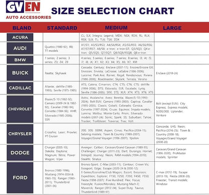 GVEN Windshield Sun Shade Car Sunshade Truck Accessories Large-Size Front Window Shades Windshield Cover Visor for Full-Size MPVs, Vans, Trucks, SUVs, Tesla (Leopard, L)