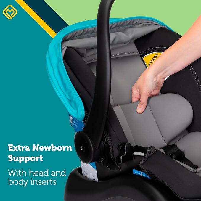 Safety 1st OnBoard FLX Infant Car Seat with Base, Lightweight Baby Car Seat for Travel, Lake Blue 2
