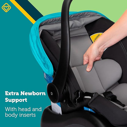 Safety 1st OnBoard FLX Infant Car Seat with Base, Lightweight Baby Car Seat for Travel, Wisteria Lane 2