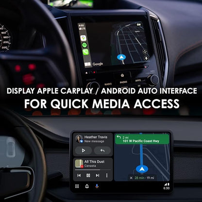 CPW32 Wireless CarPlay Android Auto Adapter for iPhone iOS 10+ and Android 11+ Plug & Play, Auto Connect