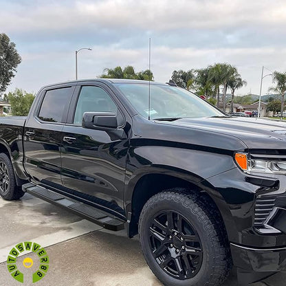 AUTOSAVER88 6 Inches Running Boards Compatible with Dodge Ram 2009-2018 1500 (Including 2019-2024 1500 Classic), 2010-2026 Ram 2500/3500 Crew Cab, Black Side Steps Stainless Steel Nerf Bars