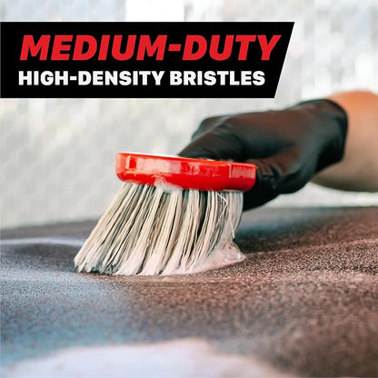 Maxshine Universal Cleaning Brushes (3-Piece Set) – Heavy-Duty, Medium-Duty, Soft Bristles – Removes Dirt & Stains – Wheels, Tires, & Exterior Surfaces – Carpets, Upholstery & Interior Surfaces