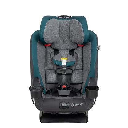 Safety 1st EverSlim 4-in-1 Convertible Car Seat, SecureTech Chest Clip, Ultra-Slim, 4-Mode Infant to Booster, Baby Car Seat, 5-100 lbs, Memory Foam, Fiddlehead