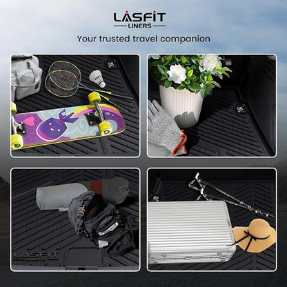 LASFIT Cargo Mat for Audi A5/S5 2025-2026(New Body), Custom Fit All-Weather TPE Trunk Mat for Audi Accessories, Waterproof, Easy to Clean, Black