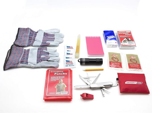 Emergency Zone Basic Roadside Assistant Car Emergency Kit. 3 Pack