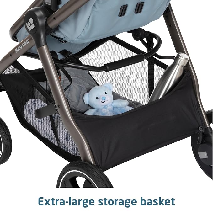 Maxi-Cosi Zelia 2 Luxe 5-in-1 Modular Travel System, New Hope Grey