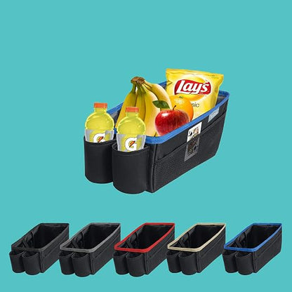 FH Group E-Z Travel Multi-Use Tote Car Seat Organizer with Cup Holder (Beige) FH1135