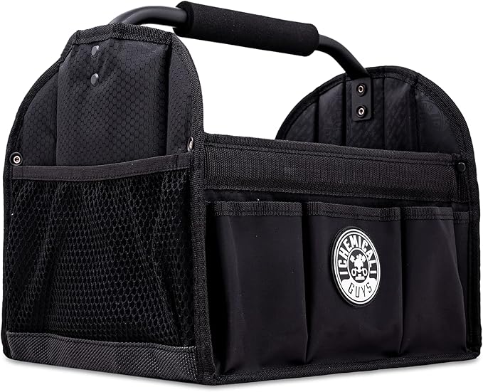 Chemical Guys Quick Load Collapsible Detailing Car Caddy Organizer & Storage – Portable Wash and Garage Organizer for Supplies, Tools and Accessories – Durable Black Design for Cars, Trucks & Home