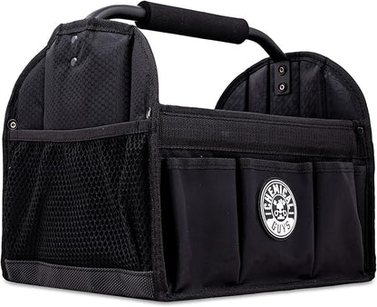 Chemical Guys Quick Load Collapsible Detailing Car Caddy Organizer & Storage – Portable Wash and Garage Organizer for Supplies, Tools and Accessories – Durable Black Design for Cars, Trucks & Home