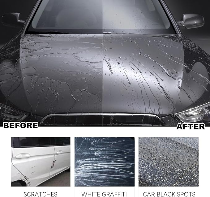Crystal Serum for Cars – Advanced Graphene Ceramic Coating for Cars,Ultimate Quick Effect Car Coating Spray for Shine & Protection, Nano Coat Restore for Paint, Glass & Wheel (2PCS)