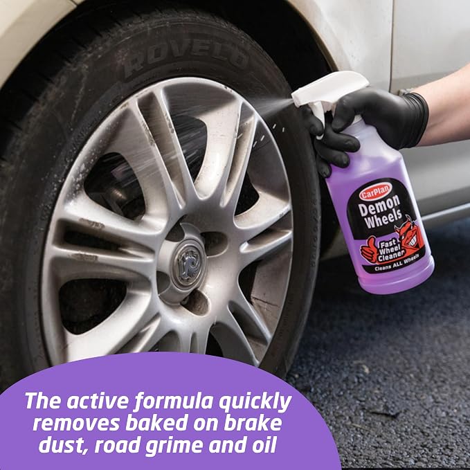CarPlan Demon Wheels 34 fl Oz (1L) - Fast Wheel Cleaner (Pack of 2)